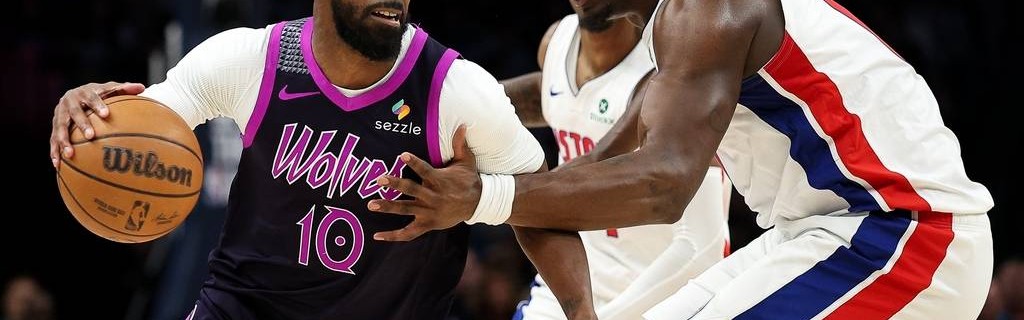 杜伦10+13哈里斯18+4+4 戈贝尔14+12活塞击败森林狼